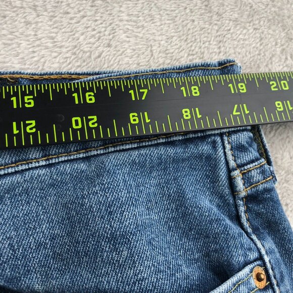 Levi's Mens Jeans Size 38x32 502 Slim Straight Classic Casual Blue Denim Pockets - Picture 6 of 13